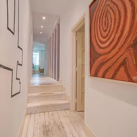 아파트 Flh Madragoa Flat With Art And Terrace 리스본